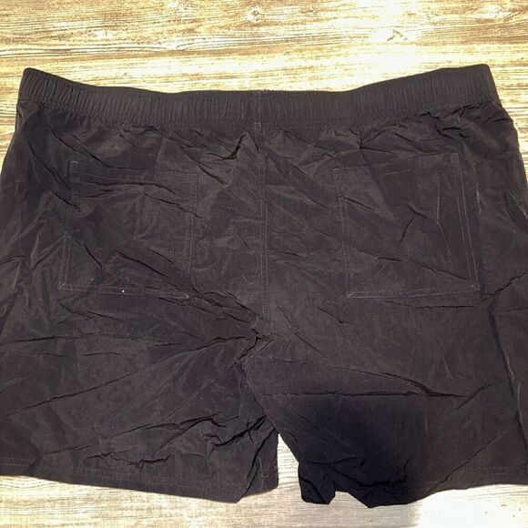 BP Swim Trunks Pull On Elastic Waistband Functional Pockets Black 3XL NWT. P - Picture 4 of 11